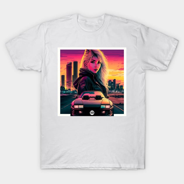 Sunset Posing T-Shirt by SupraLovem